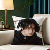 S-Star Lee Min-ho Square Double-Sided printed Pillow Case Bedroom Bedside Pillow Sofa Cushion Cover