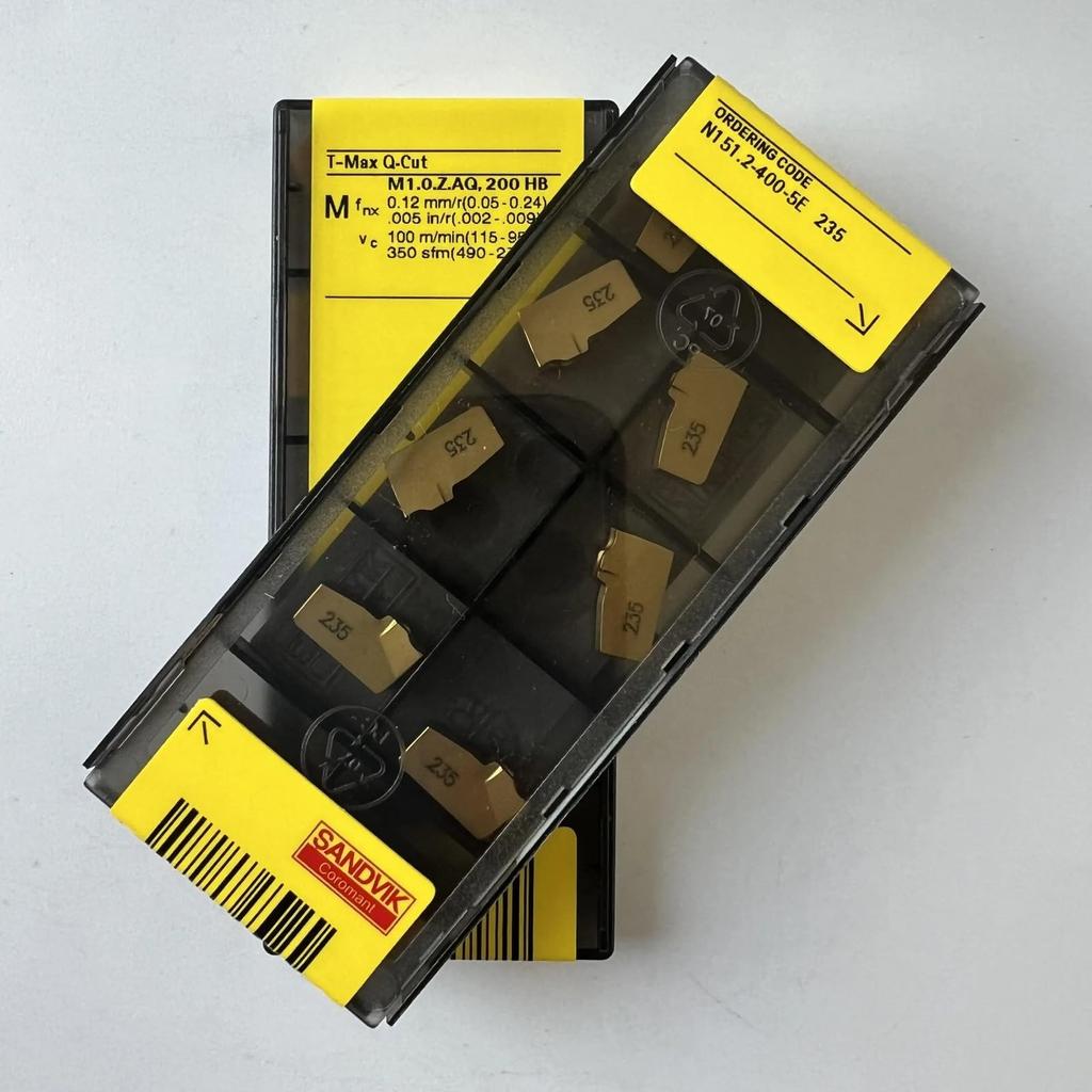 Оригинальный Sandvik / N151.2-400-5E 235 / Карбидный инструмент для токарного станка с ЧПУ 10 шт.