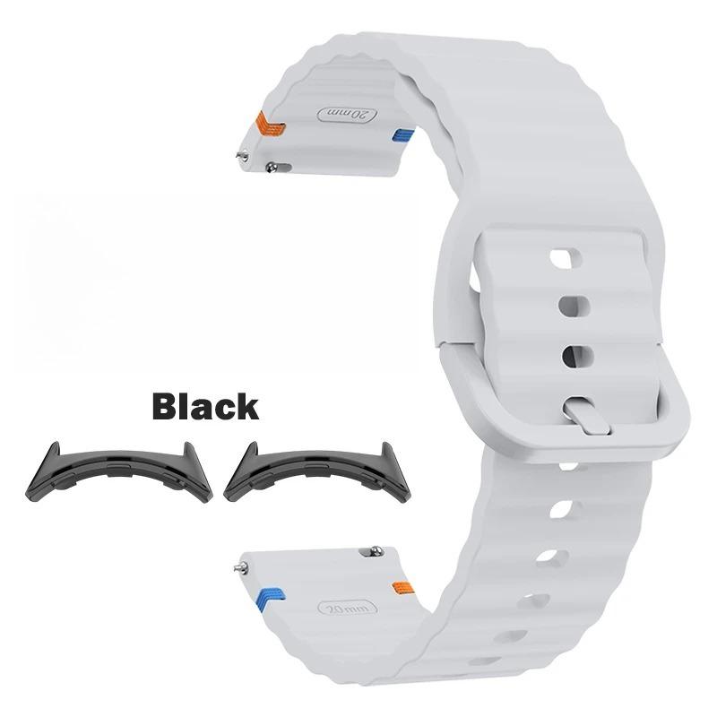 Спортивный сменный ремешок для Google Pixel Watch 4/3 41мм 45мм Аксессуары Волнистый силиконовый ремешок для Google Pixel Watch 2 1 Correa