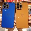 Роскошный чехол для телефона с гальваническим покрытием Love Heart для Iphone 11 12 13 14 Pro Max Xs X Xr 7 8 Plus Se 2020, мини-мягкий силиконовый чехол