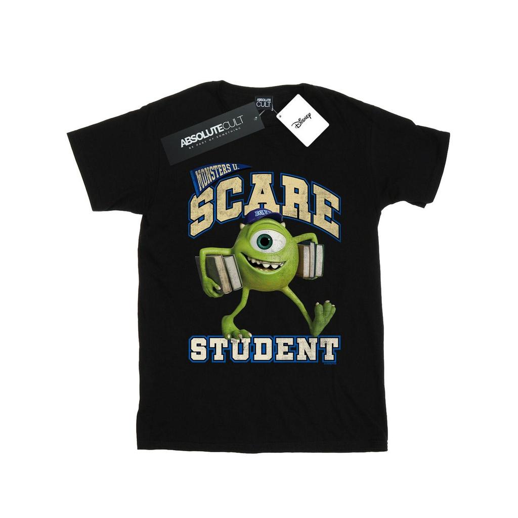 Disney Womens/Ladies Monsters University Scare Student Cotton Boyfriend T-Shirt