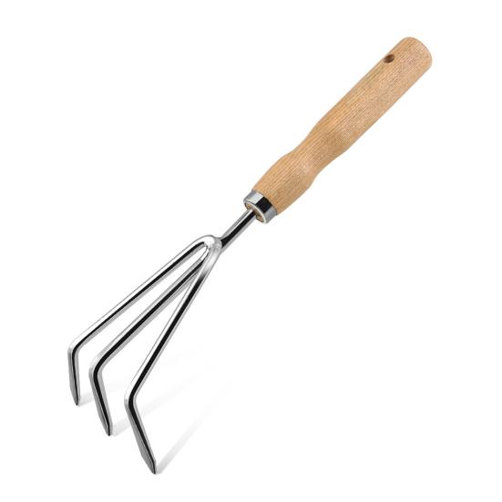 1 шт./5 шт. эргономичный садовый инструмент, ручной мастерок из нержавеющей стали, лопата для бонсай, грабли, культиватор, прополка с удобной деревянной ручкой, садовые принадлежности