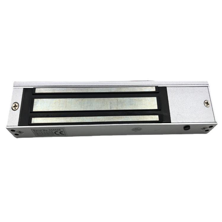 Adjustable Magnetic Aluminum Alloy Door Lock, Surface Mounted, 280kg, 12V/24V Access Control