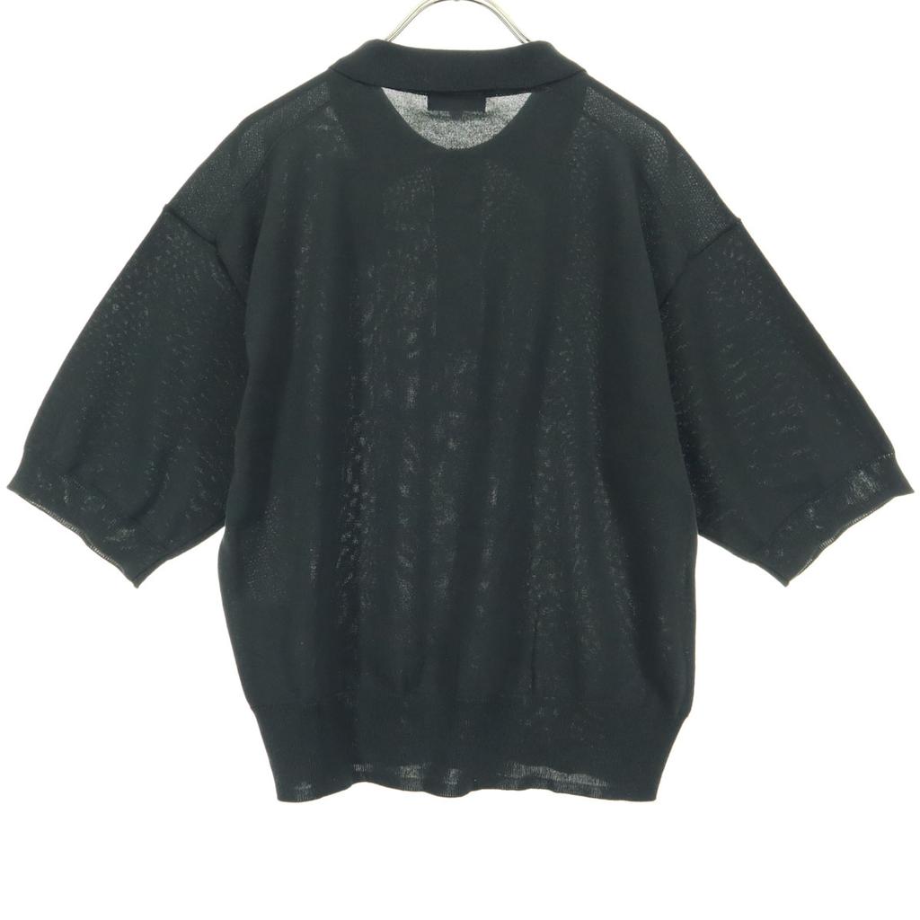 Неиспользованная coen Футболка-поло с коротким рукавом L черная Мужская Б/у