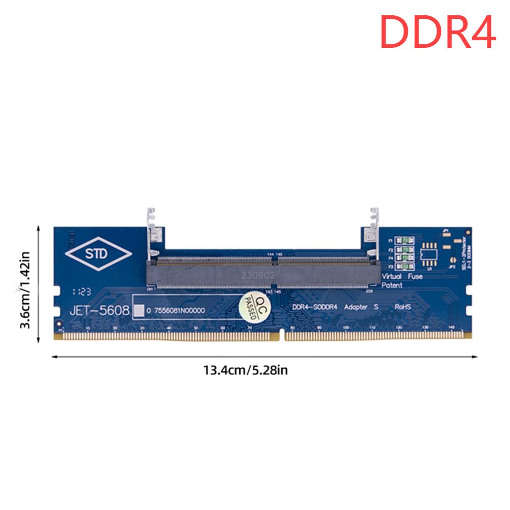 Адаптер DDR5 RAM для ноутбука на DDR5 U-DIMM для настольного ПК с защитой от перегрузки, карта-адаптер памяти RAM DDR5/DDR4/DDR3 для ноутбука/настольного ПК