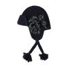 Hairball hat Knitted wool hat Children's winter big head circumference warm balaclava hat Cold protection ear hat tide
