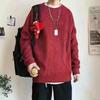 Unisex Oversized Knit Sweater Long Sleeve Crewneck Pullover Winter Casual Wear 14 Solid Colors