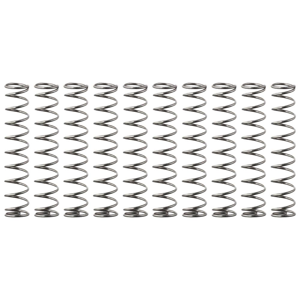 10 шт., удлиненные сжатые пружины из проволоки 0,6 мм, внешний диаметр 6 мм, телескопическая пружина для ремонта в магазине и дома