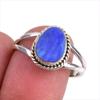 Natural Australian Opal Gemstone 925 Solid Sterling Silver Jewelry Ring S.9 T8M45