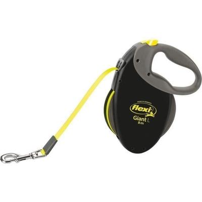 Рулетка Flexi Neon Giant - FLEXI - GT3-210-S-NEO-12 - Черно-желтая - Для собак до 50 кг