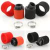 35/38/40/42/45/48/50mm Air Filter Black/Red Double Sponge Filter Cleaner Off Road Motorcycle ATV Beach Dirt Pit Bike Accessories