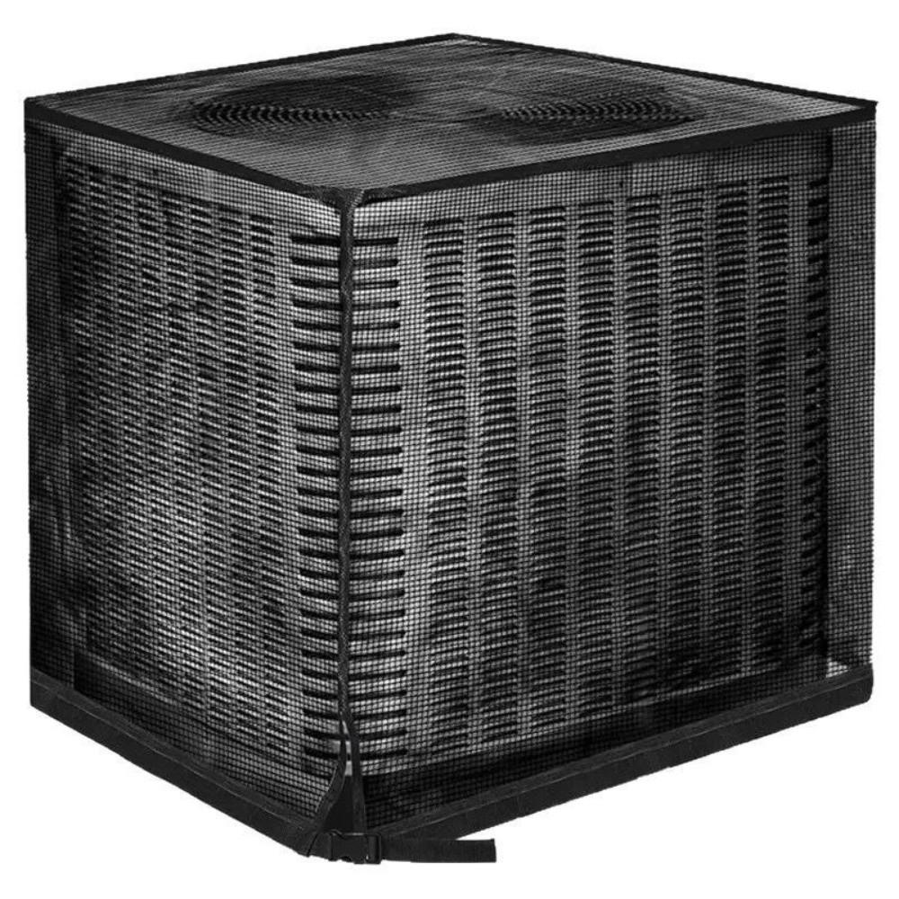 Weather Resistant AC Unit Cover Breathable Protective Mesh Cover Air Conditioner Cover Outdoor