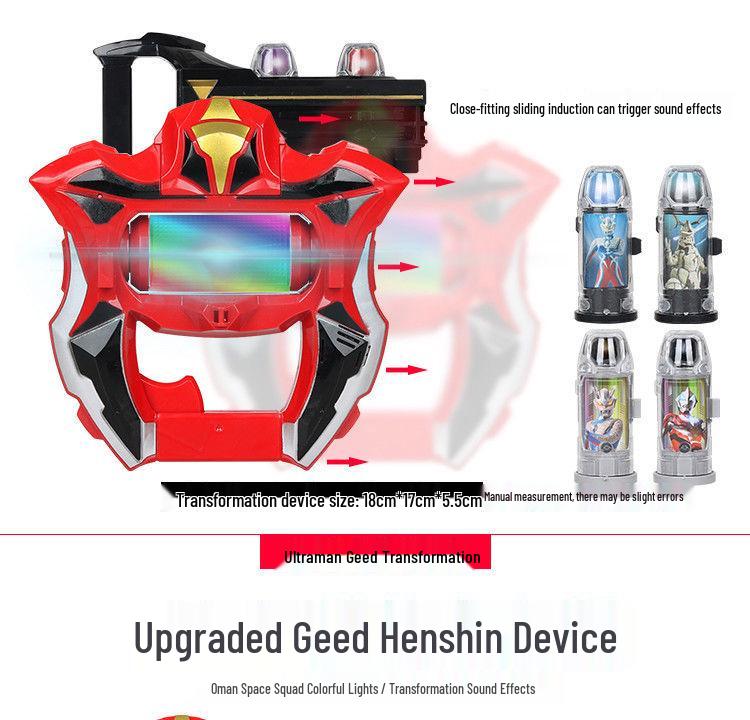 Набор трансформации Geed Riser Kamen Rider с очками Zero и капсулой