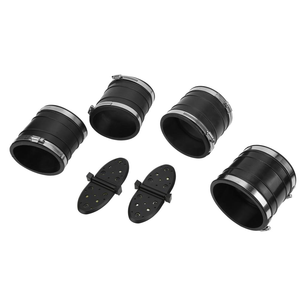 Комплект шлангов-гофр выхлопной системы Y-образный с заслонкой водяной заслонки нижняя верхняя 32‑14358T Замена для двигателей Mercruiser V6 V8