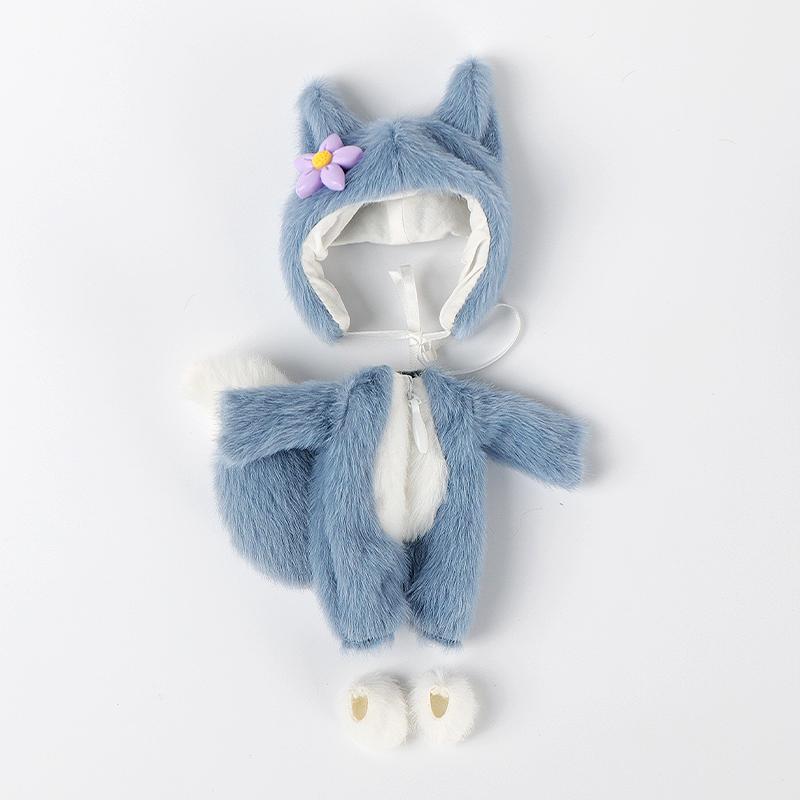 Животные Уши Милый Лис Животное Монстр Кукла Одежда Для Ob11 obitsu 11 Molly Gsc 1/12 BJD Кукла Аксессуары Одежда BJD Малыш Одежда