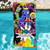 R-Rainbow Friends-S Полотенце Микрофибра Пляжное Полотенце, Быстросохнущее, Без Песка, Ультратонкое Волокно, Супер Мягкое.