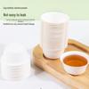 Biodegradable Sugarcane Pulp Disposable Teacups