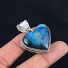 Labradorite Gemstone Pendant Solid 925 Sterling Silver Pendant Jewelry Gift For Unisex