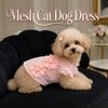 3D Flowers Pet Sundress Breathable Cat Dog Outfit Cute Cat Dog Dress  Pet 0-8 Kg