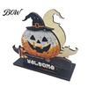 Seasonal Home Accents Halloween Wooden Napkin Holder, Ghost Pumpkin Decorative Tabletop Tissue Dispenser, Gift for Paper Storage Organizer Holiday