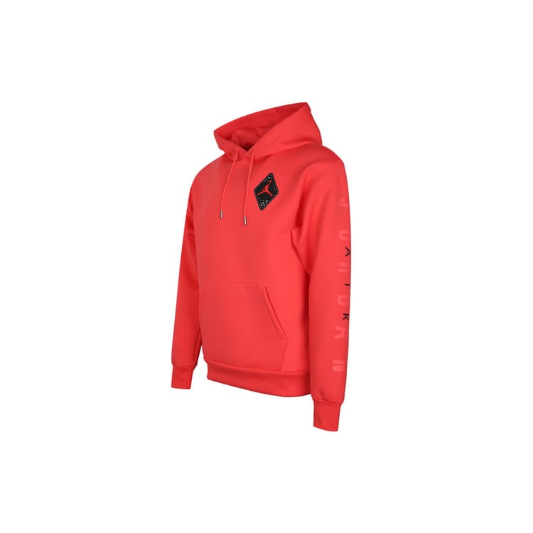 Jordan Sweatshirts Men's Orange Red Hooded Moderate Regular BV5404-850