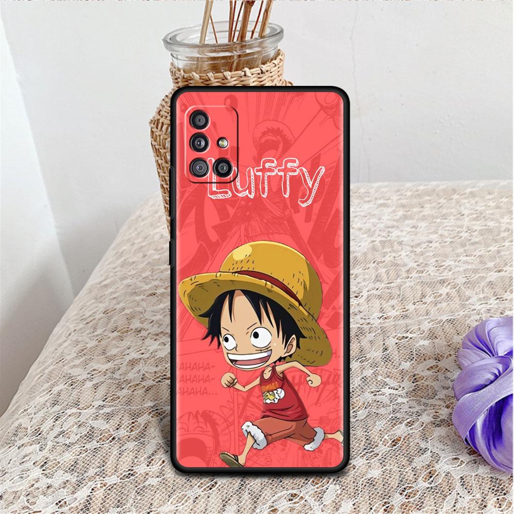 Case For Samsung Galaxy A52 A12 A32 A51 A21s A71 A13 A53 A22 A31 A72 A03 A02s A41 Black Phone Shell One- Piece