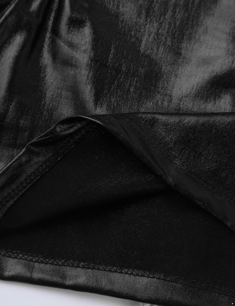 Детские укороченные топы на бретелях без рукавов цвета металлик для девочек для балета, танцев, выступлений на сцене, тренировок