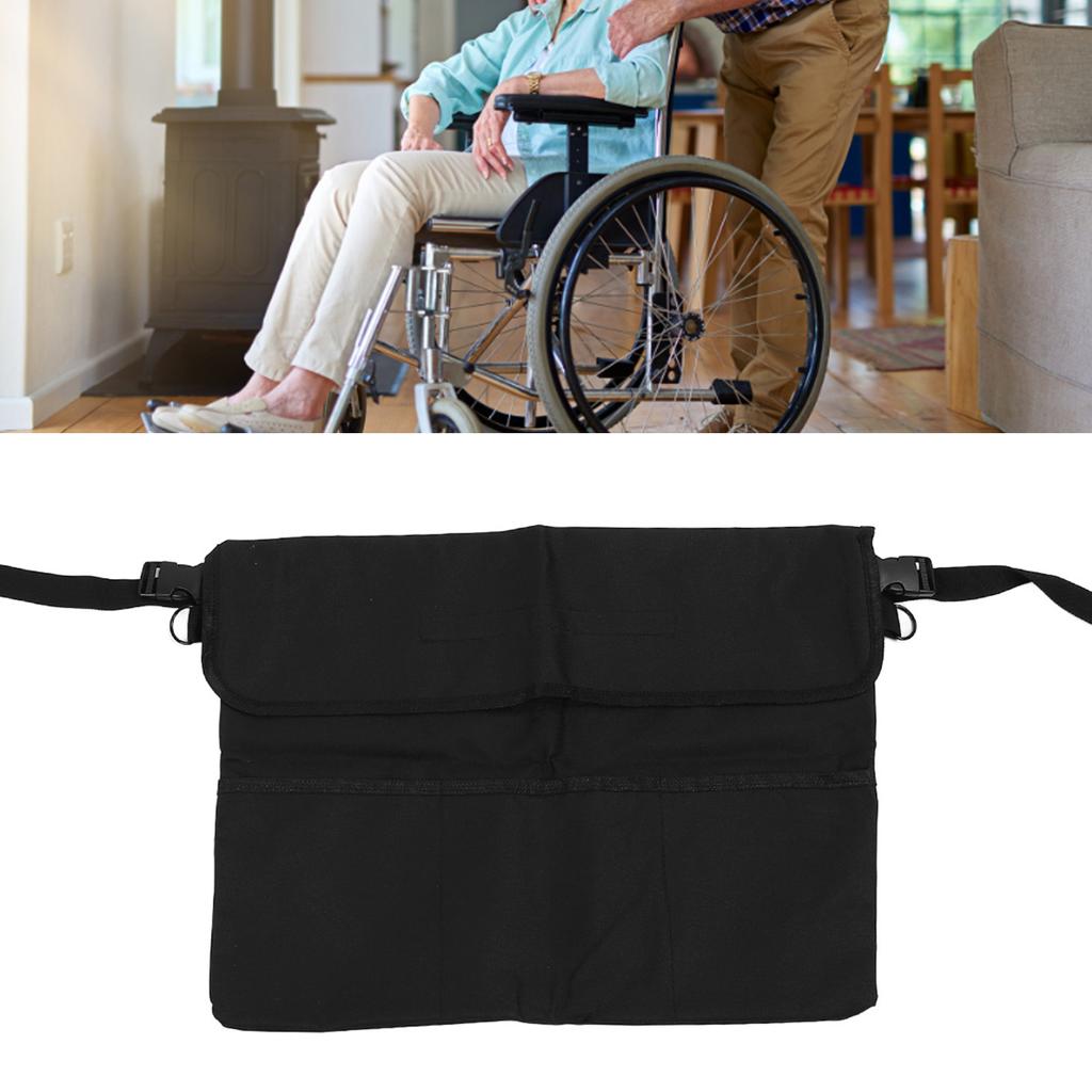 Органайзер для коляски со светоотражающей полосой из ткани Оксфорд 600D, многофункциональный одинарный плечевой ремень, белый