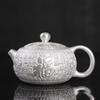 Yunyan Baifu Gilt 999 Sterling Silver Teapot Set