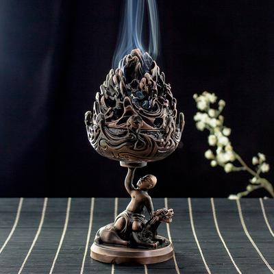 YXY Boshan курильница из сплава полая металлическая конусная курильница для дома держатель для благовоний дзен домашний декор украшения чай друзья подарки
