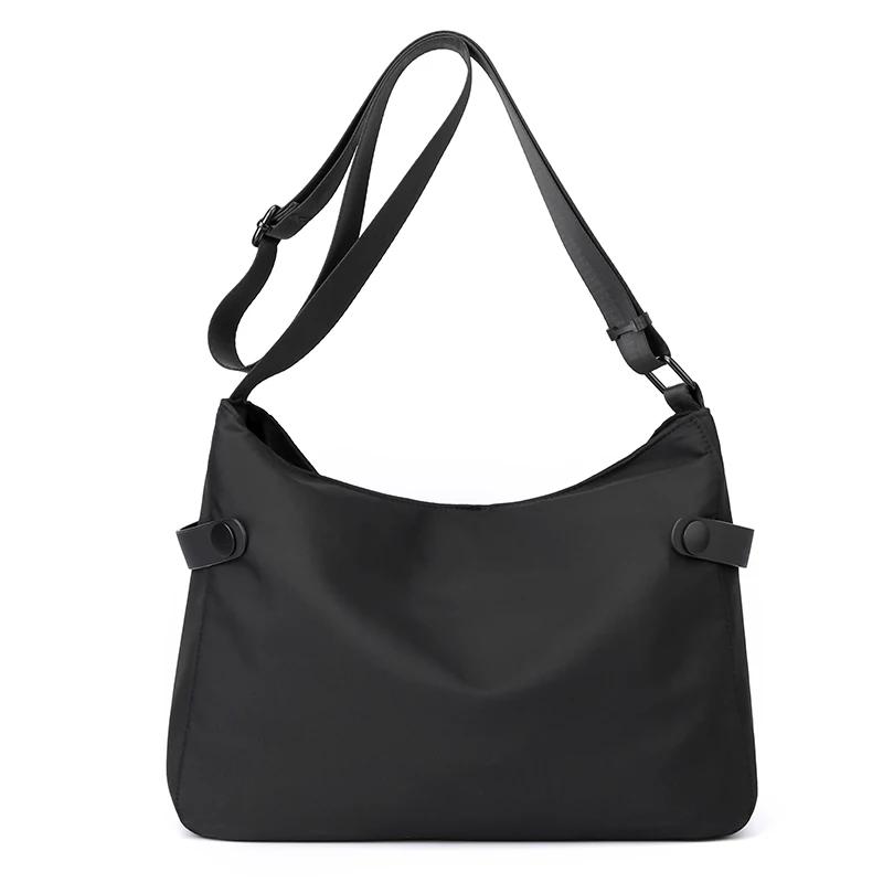 Men's Casual Large Capaci Messenger Bag Lightweight Single Shoulder Backpack Fashion Crossbody Bag Korean Sle Youth Leisure