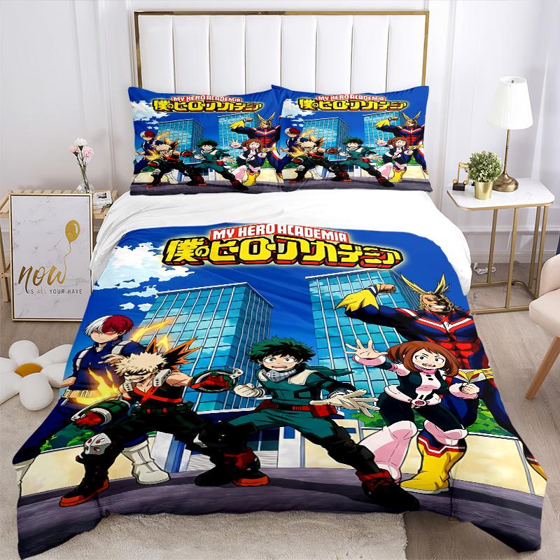 Heroic Adventures Print 3Pcs Bedding Setduvet Cover With 2 Bedropillowcase Home Birthday Gift