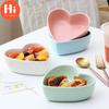 Hi Heart-shaped Bowl Ceramic Steamed Egg Plate Dessert Salad Bowl Oven Baking Dinnerware