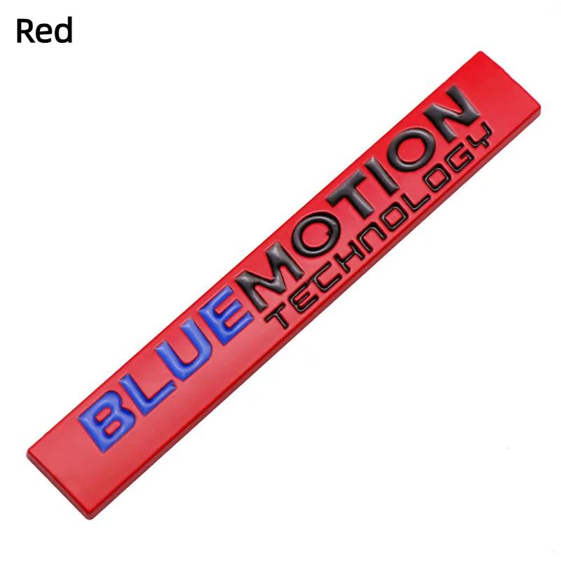 3D металлический логотип Bluemotion на задний багажник, эмблема на крыле автомобиля, наклейка, наклейки для Passat B8 Polo Golf 6 7