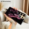 Чехол для телефона: 2D Плоский Защитный Чехол для Samsung Galaxy A34 A35 M05 M06 S20 S22 S21 FE Plus 5G, Стиль для Пары, Черный Розовый Девушка, Рождество и Хэллоуин
