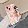Мультяшная кошка Браслет Чехол для iPhone 14/13/12/17/16/15PROMAX Защита от падения