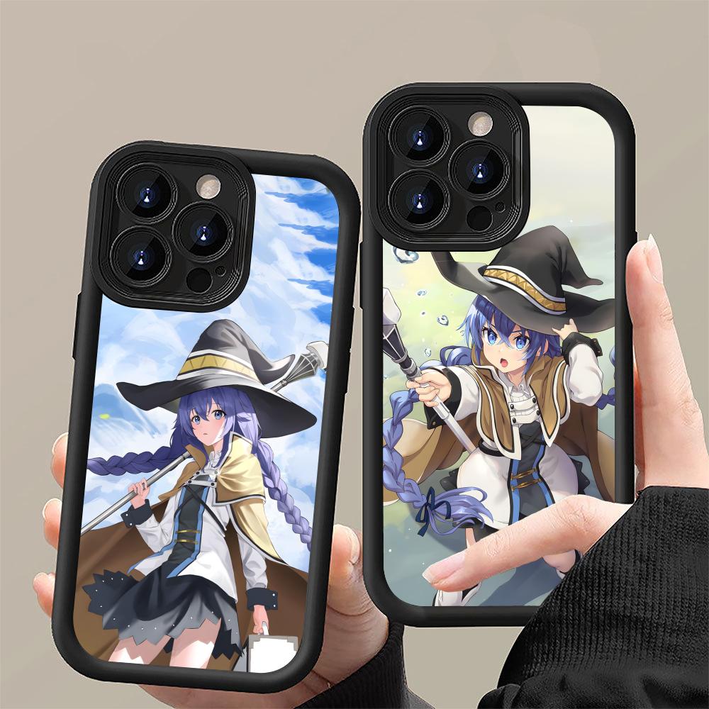 Mushoku Tensei Roxy Mobile Phone Case for iPhone 17 16 15 14 13 12 11 Air Pro Max Plus Thicken TPU Colorful Cover Cover Luxury