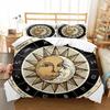 Sun And Moon Bedding Set King/Queen Size Twelve Constellations Zodiac Comforter Cover Adults Astrology Polyester Duvet Cover
