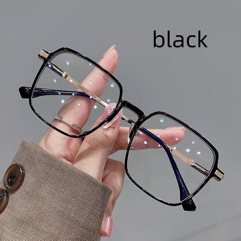 Photochromic Anti Radiation Glasses Square Sun Shades Women Men Glasses Frame Replaceable Lens Anti Blue Light Fashion Eyewear