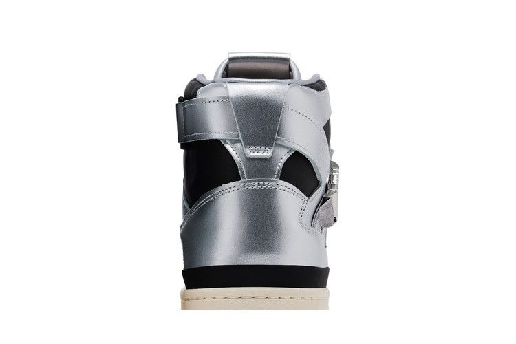 Мужские кроссовки adidas Forum High atmos Metallic Pack Металлический серебристый/Основной черный