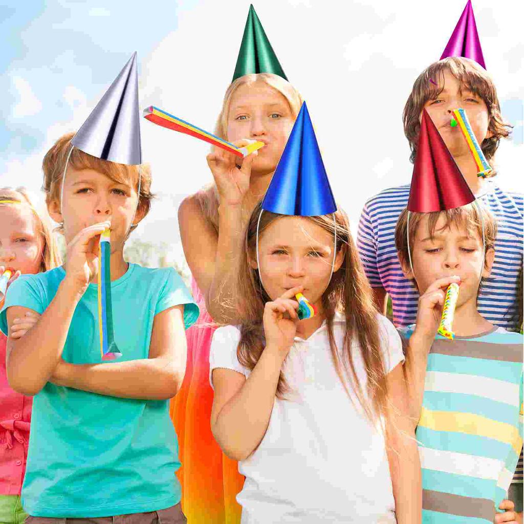 12 шт. Детские праздничные шляпы, головные уборы на день рождения, бумажные шляпы, декор для взрослых, зеленые рождественские принадлежности, красочные украшения