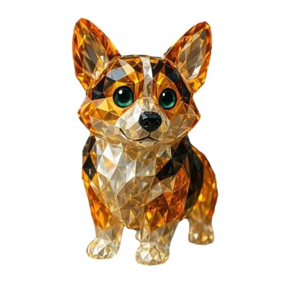 Yousheng ручная работа статуэтка собаки смоляной щенок украшение коллекционное искусство скульптура животного для домашнего офиса стол бар декор