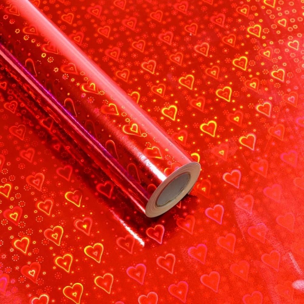 Colorful Gradient Laser Wrapping Paper 300cm Shiny Packing Paper Gifts Wrapping Paper Graduation