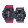 Унисекс Пара Серия Настольных Черные Часы GA-140-4APR&GMA-S140-4APR
