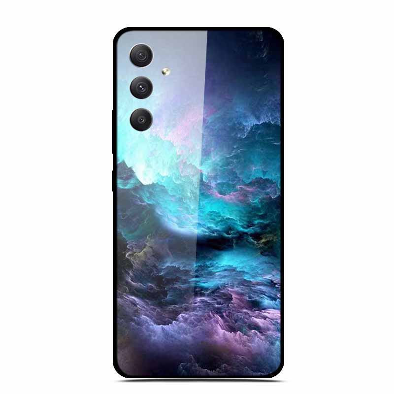 Чехлы из закаленного стекла для Samsung M35 5G Чехол GalaxyM35 Расписная жесткая задняя панель Fundas для Samsung Galaxy M35 5G Защитная задняя крышка