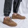 Модные мужские туфли из натуральной кожи для серфинга Минималистичные и модные туфли в британском стиле для отдыха и вечеринок Офисные молодежные качественные спортивные туфли коричневого цвета Популярные