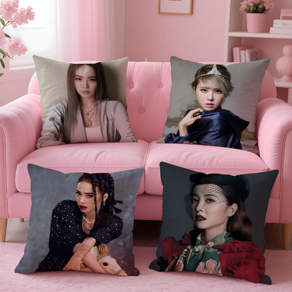 Popular fashionable Chinese singer JJolin Tsai Cushion Cover Pillow Case Soft Friendly Fabric Concealed Zipper