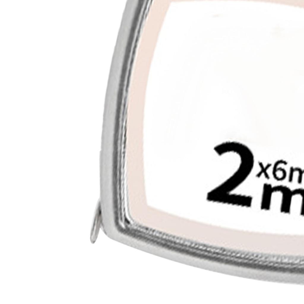 Мини рулетка с брелоком Стальная выдвижная лента Портативная измерительная лента 2 метра