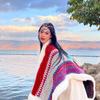 Плащ осенне-зимняя накидка для женской верхней одежды, свитер в полоску вязанной вязки