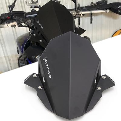 Алюминиевый CNC мотоциклетный ветровик, обтекатель, подходит для ветрового стекла, ВЕТРОВОГО СТЕКЛА для Yamaha MT09 MT-09 FZ09 2017 2018